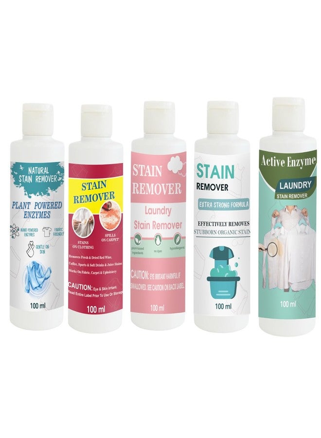 TOOVUS Stain Remover Combo Pack of Shirt, Red, Pink, Doll and Pista Stain Remover | Multi-Surface Cleaning Solution for Clothes, Fabrics, Upholstery (100 g Each) - Image 1